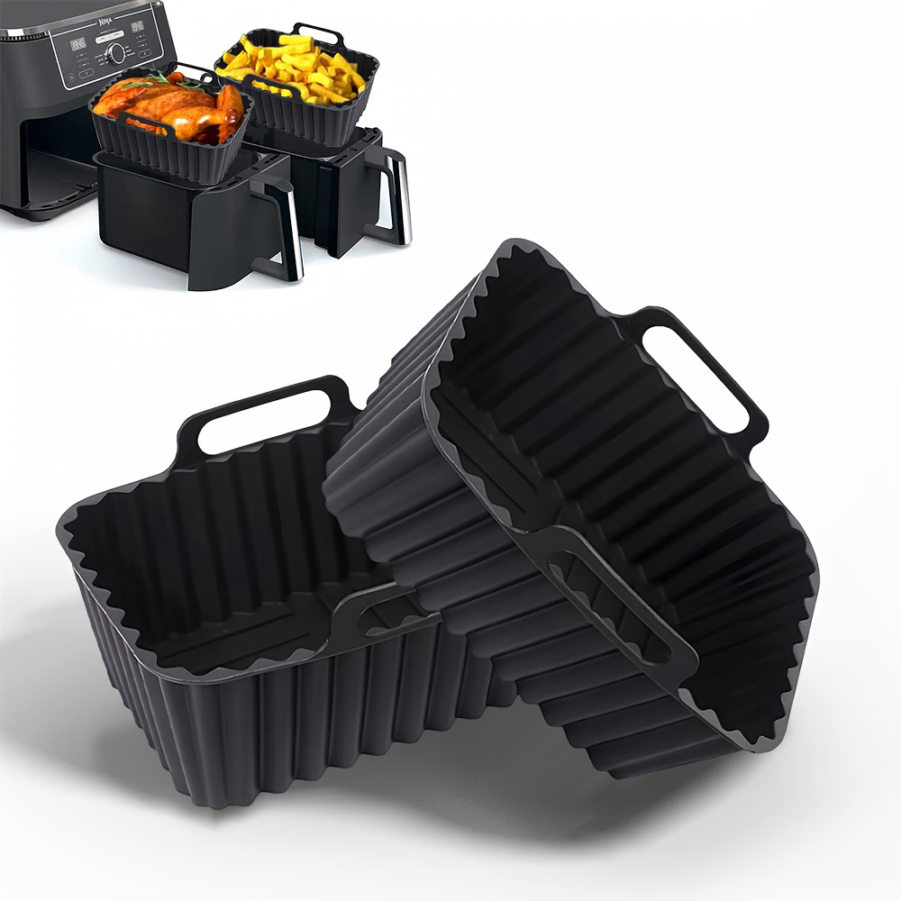 Air Fryer Silicone Pot Liner - 2 buah wadah silikon untuk alat