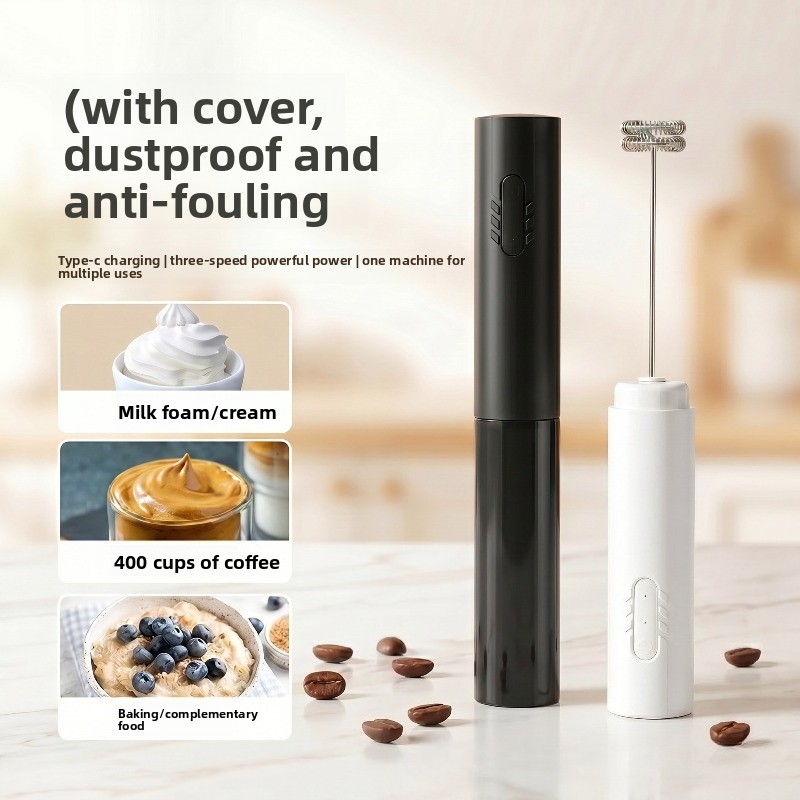 Pengocok Susu Elektrik Portabe - Electric Milk Frother Handheld ulasan dan harga