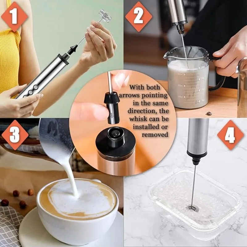 Alat Pengocok Susu Elektrik Po - Electric Milk Frother Handheld ulasan dan harga