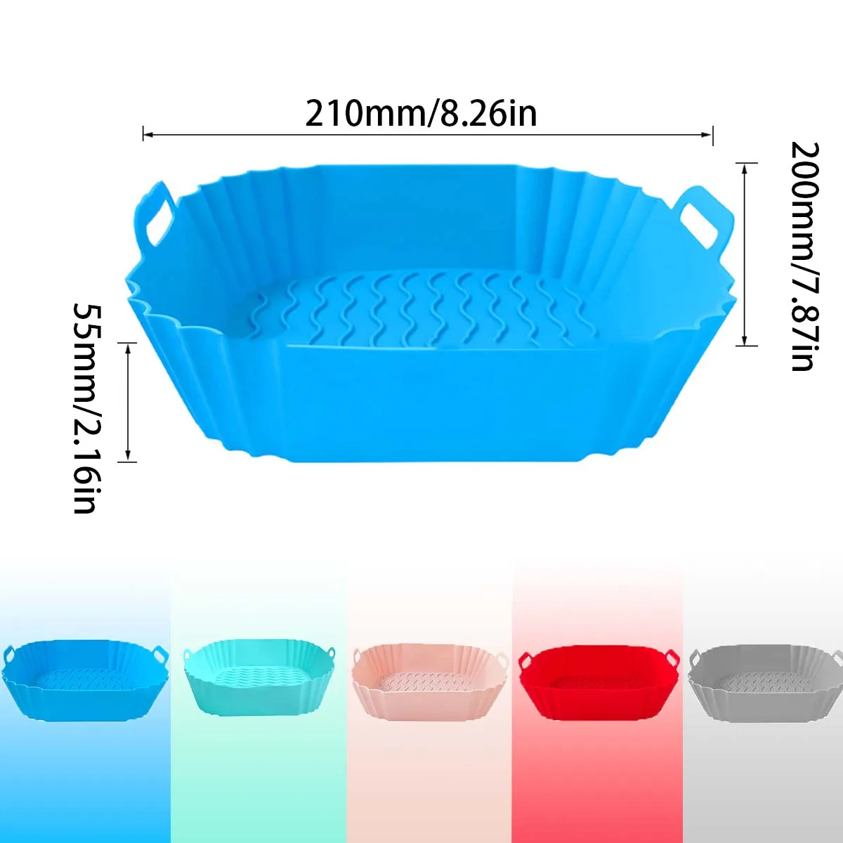 Panci Pelapis Silikon untuk Ai - Air Fryer Silicone Pot Liner ulasan dan harga