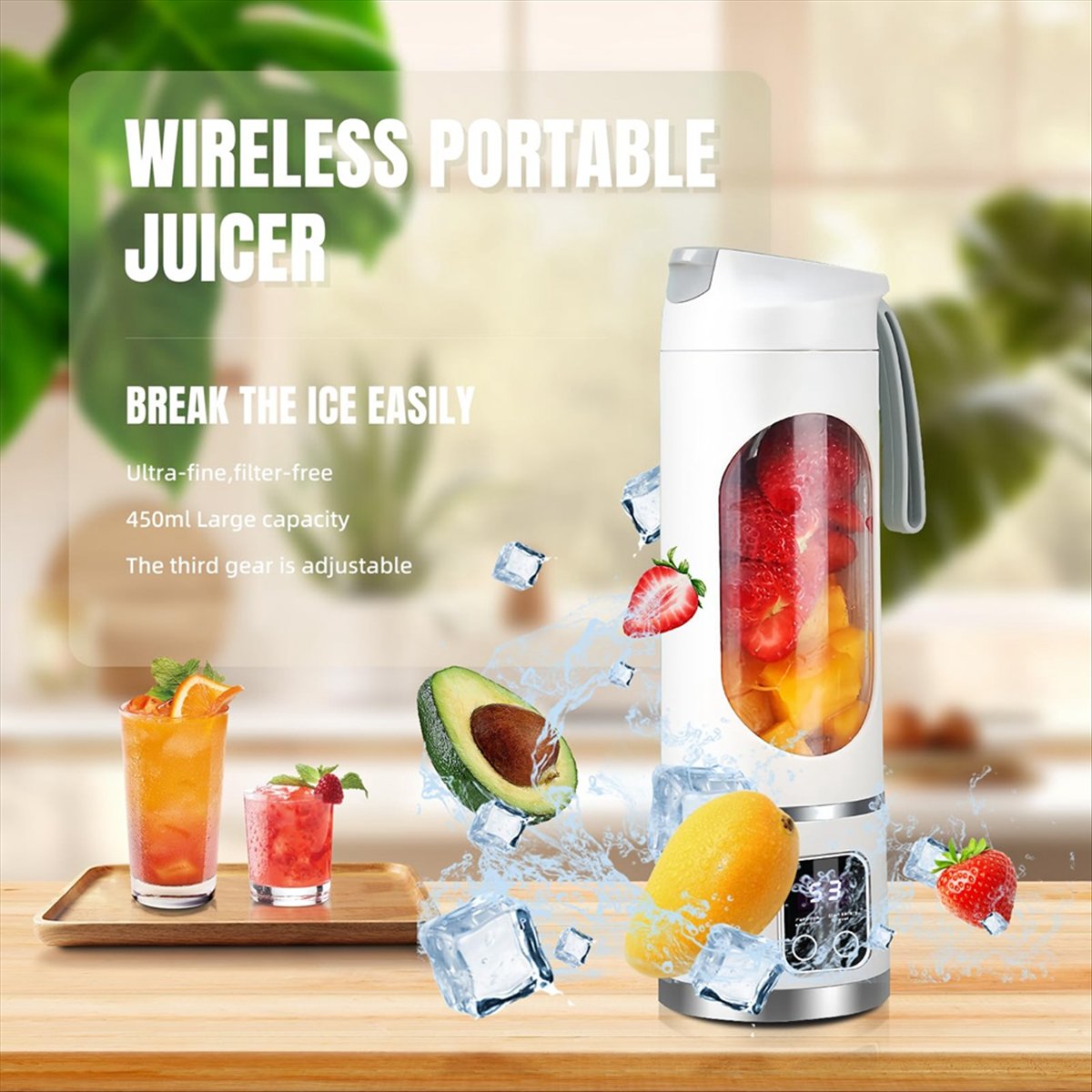 Blender Portabel A20M USB Isi  - Portable Blender Usb Rechargeable ulasan dan harga