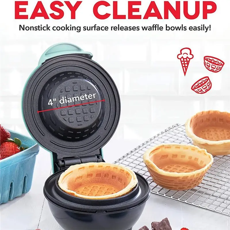 Alat Pembuat Wafel Mini untuk  - Mini Waffle Maker Machine ulasan dan harga