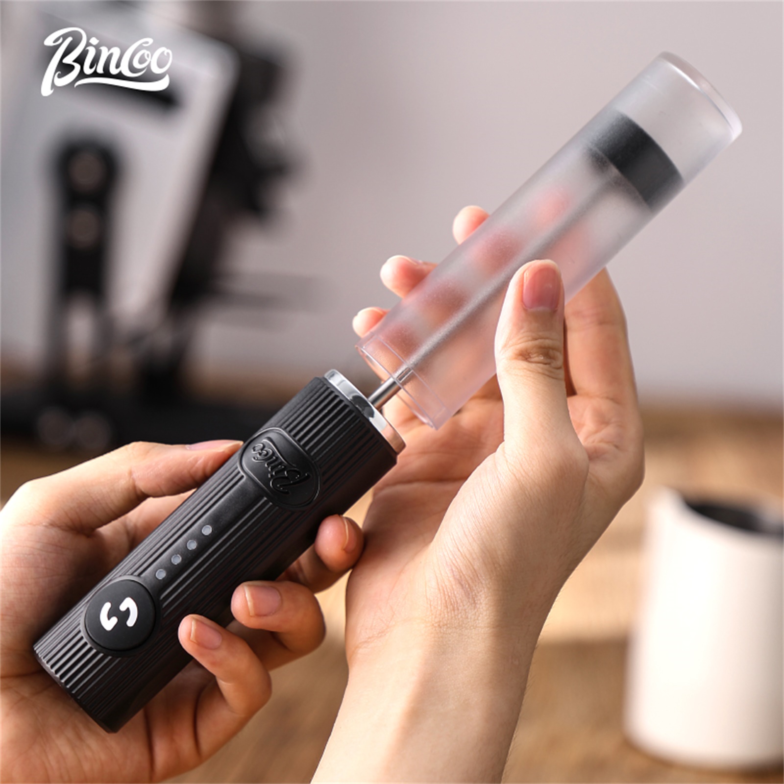 BINCOO Pengocok Kopi Elektrik  - Electric Milk Frother Handheld ulasan dan harga