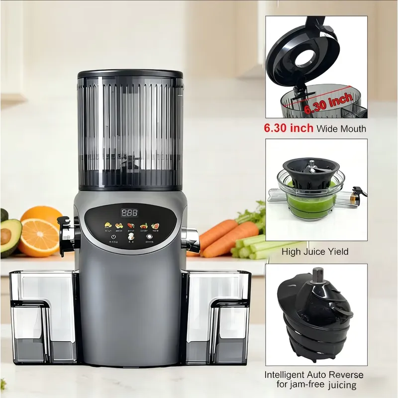 Juicer Elektrik 6,3 Inci 350W, - Electric Slow Juicer Cold Press ulasan dan harga